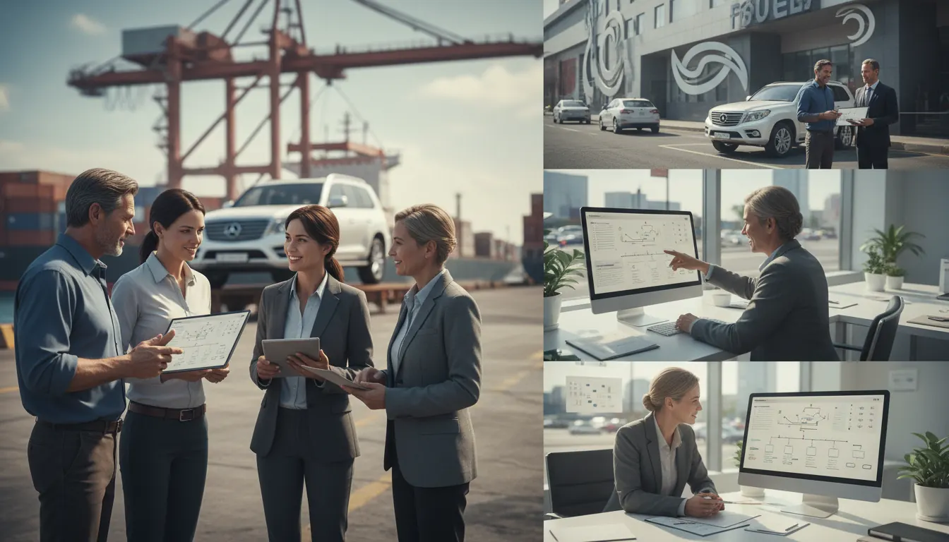 Import auto verzekeren in verschillende fasen